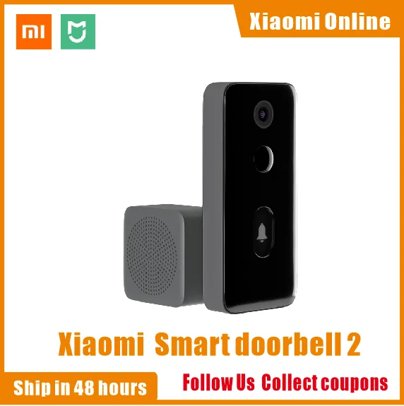 Умный видеодомофон Xiaomi Mijia 2 с ИИ-идентификацией лица инфракрасное ночное видение