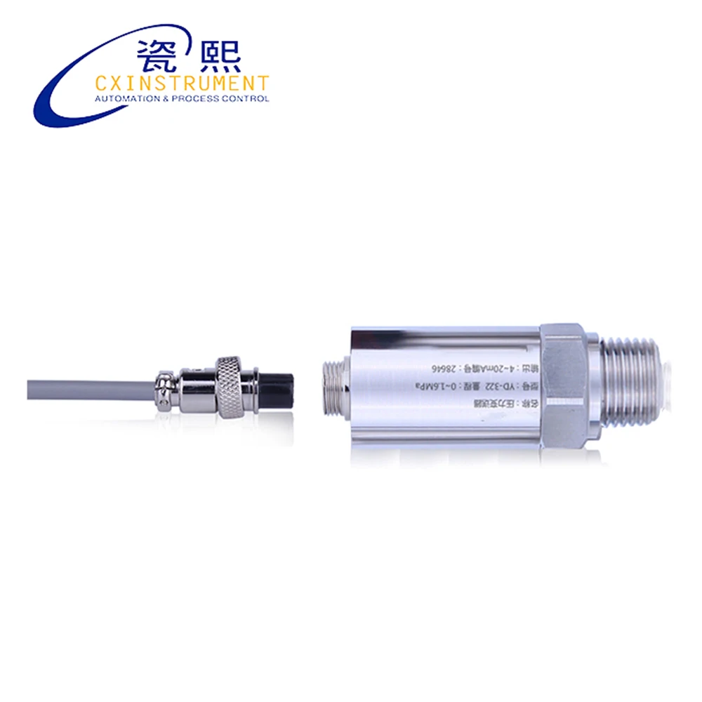 Hydraulic Pressure Transducer With 0.1~20 Mpa Test Range Thread Connection Ceramics Core Differential Pressure Tranducer