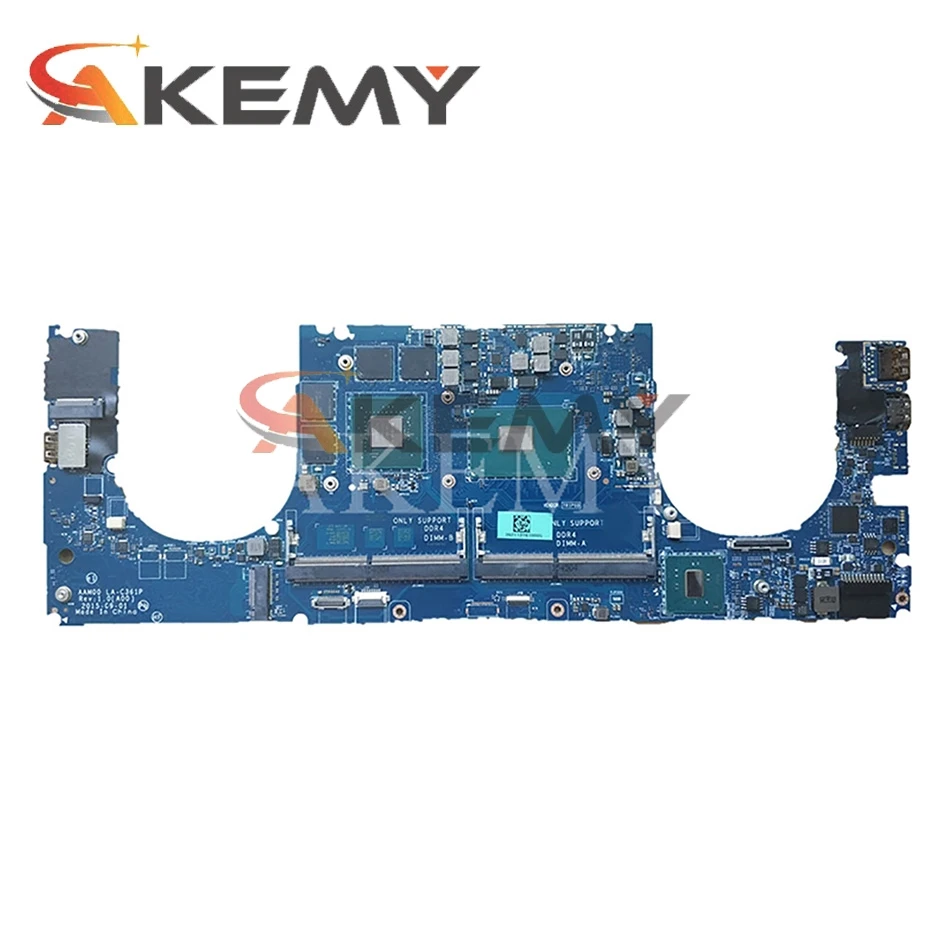 Verkauf Akemy Für DELL XPS 15 9550 Laptop Motherboard GTX960M SR2FQ I7-6700HQ CPU CN-0Y9N5X 0Y9N5X Y9N5X AAM00 LA-C361P