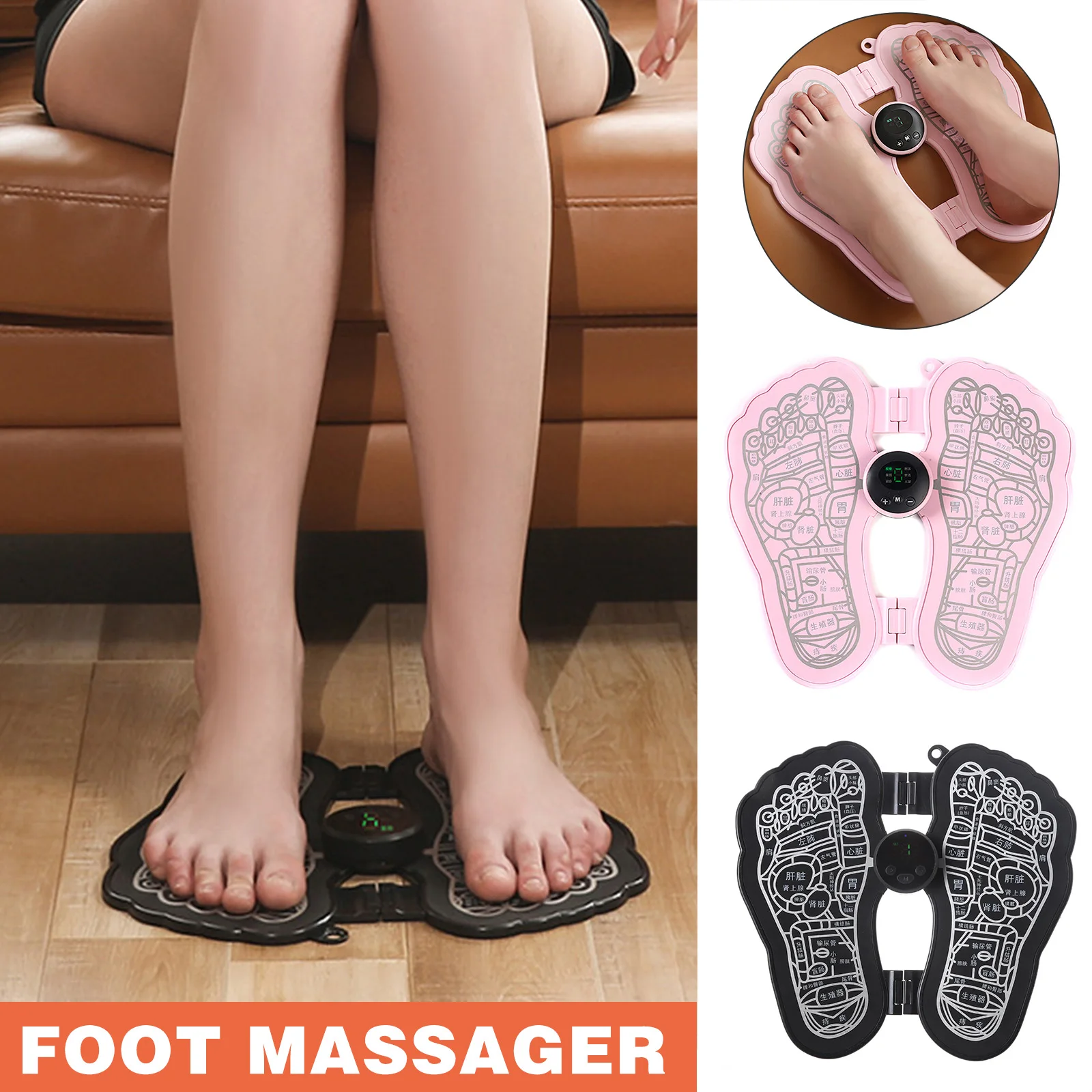 

2019 EMS Leg Reshaping Foot Massager Stimulator & Foot Massager Machine Muscle Stimulation Foot Circulator