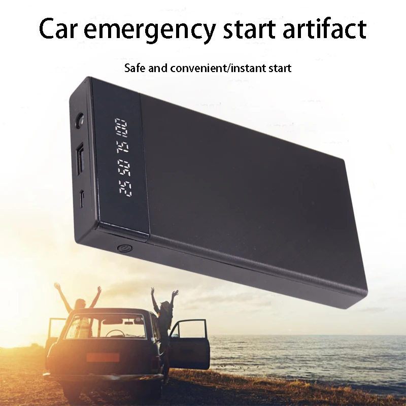 car jump starter 12v portable emergency wireless charger power bank multifunction auto battery booster start device 10000ma free global shipping