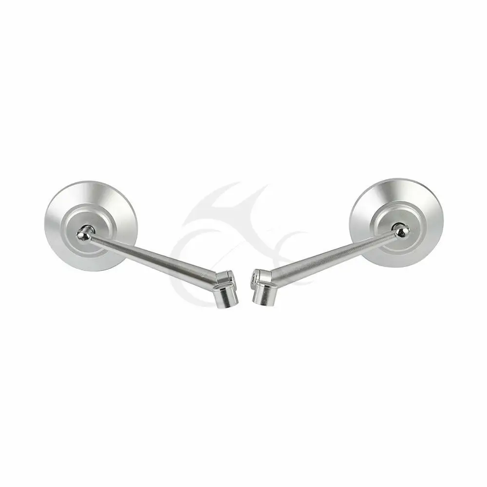 Серебристые зеркала заднего вида 10 мм 8 для внедорожных грязевых мотоциклов |