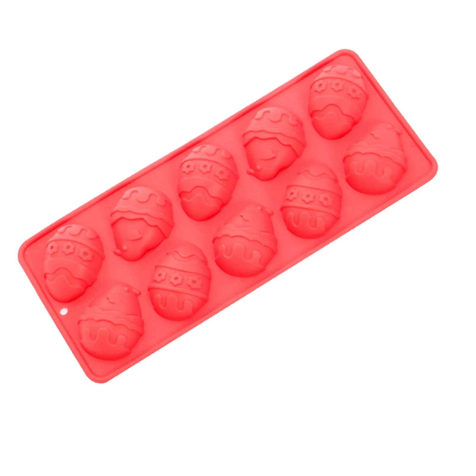 

10 Holes Silicone Mold For Chocolate Cake Jelly Pudding Soap Round Shape