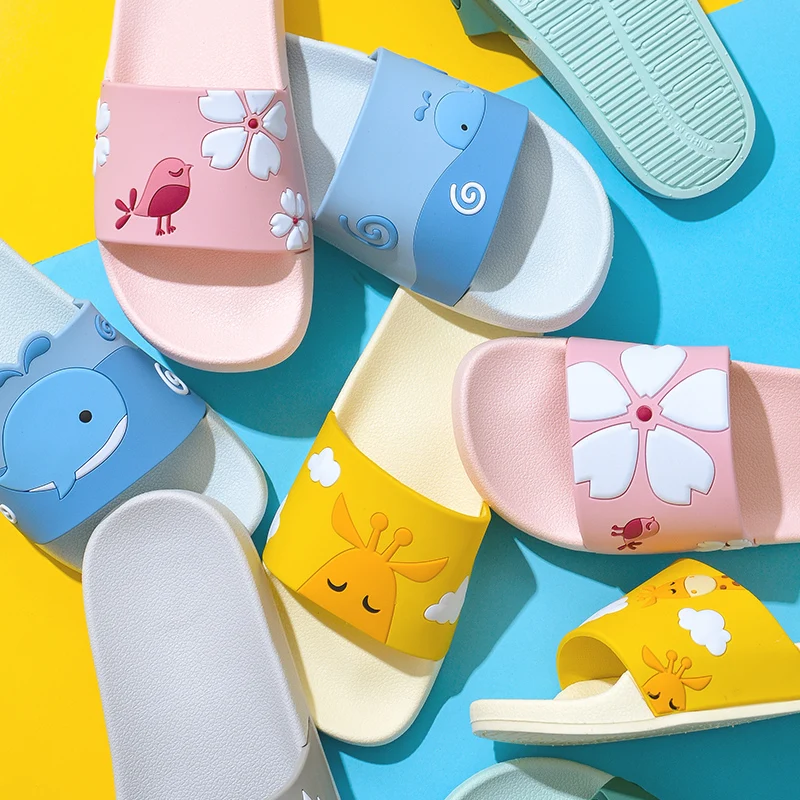 

Summer Slides Cartoon Women Men Slippers Cute Animal Dog Sheep Home Slip on Beach Sandals Bothroom Shoes Flip Flops Zapatillas