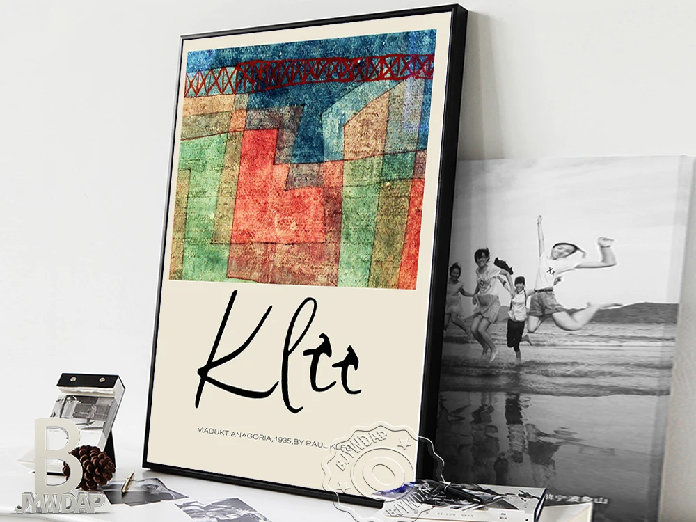 Абстрактная Экспресс-выставка Paul Klee фотореквизиты винтажные художественные