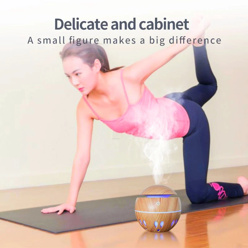 

Humidifier 130ml USB Electric Aromatherapy Air Diffuser Ultrasonic Air Humidifier Household Essential Oil Cooling Mist Machine