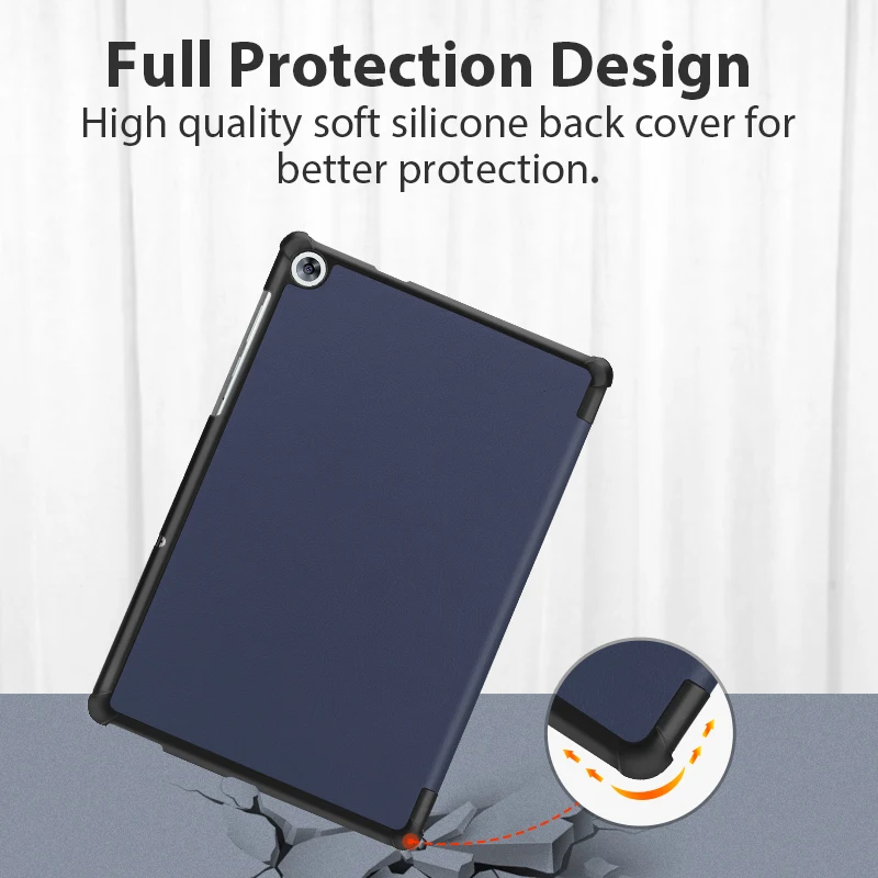 Чехол для Lenovo Tab M10 Plus TB-X606X/F тонкий чехол tab X605F/X X505F FHD M8