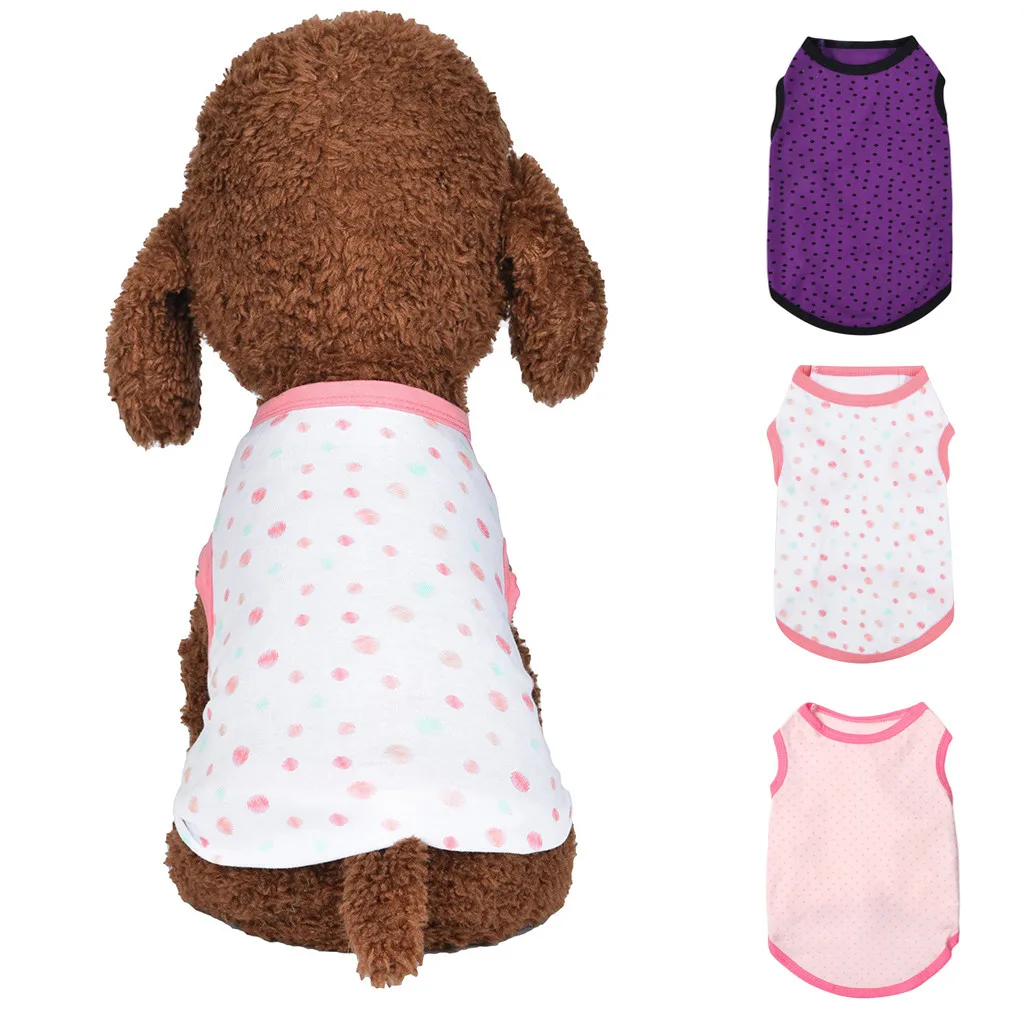 Transer футболка для собак ПЭТ жилет летняя дышащая удобная с оборками принт