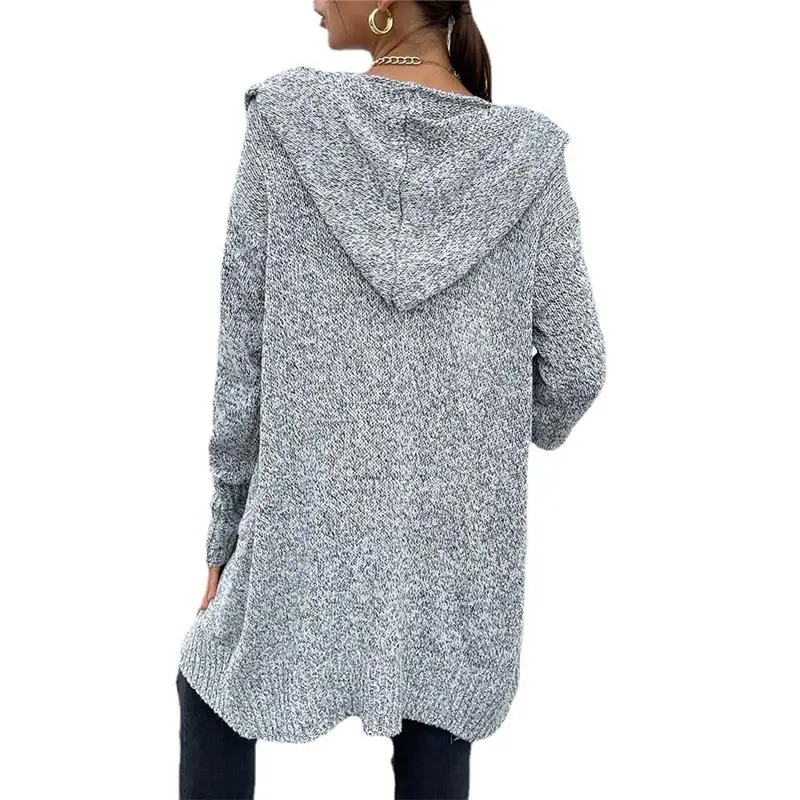 Свитер новый длинный кардиган Женская Вязаная Мягкая свободная одежда Дешевая