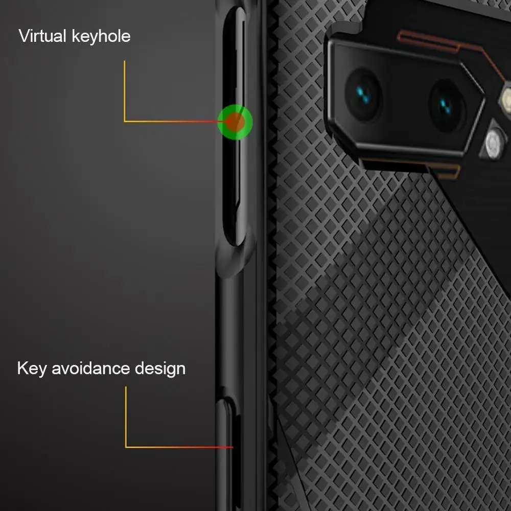 for Asus ROG Phone 2 ZS660KL ROG2 Case Anti-fingerprint Shockproof Soft Cover Breathable For II Heat Back Fu A5S1 |