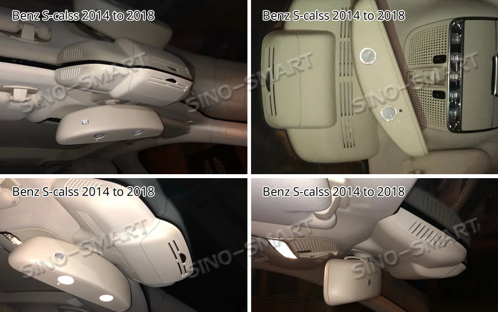 SINOSMART Novatek 96658 автомобильный Wifi DVR для Mercedes Benz CLS GLS S класс S350/S400/S500/S600/S40 W222 управление приложением SONY IMX323
