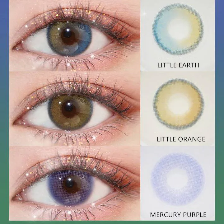 Мульти Цвет линзы ed Очаровательная контактные косметический для Хэллоуина глаз