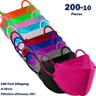 Корейская маска с рыбками fpp2, черная маска с подтверждением ffp2mask ffp 2, маски для лица ffp2 kn95 n95h pff2, зеленые маски для лица