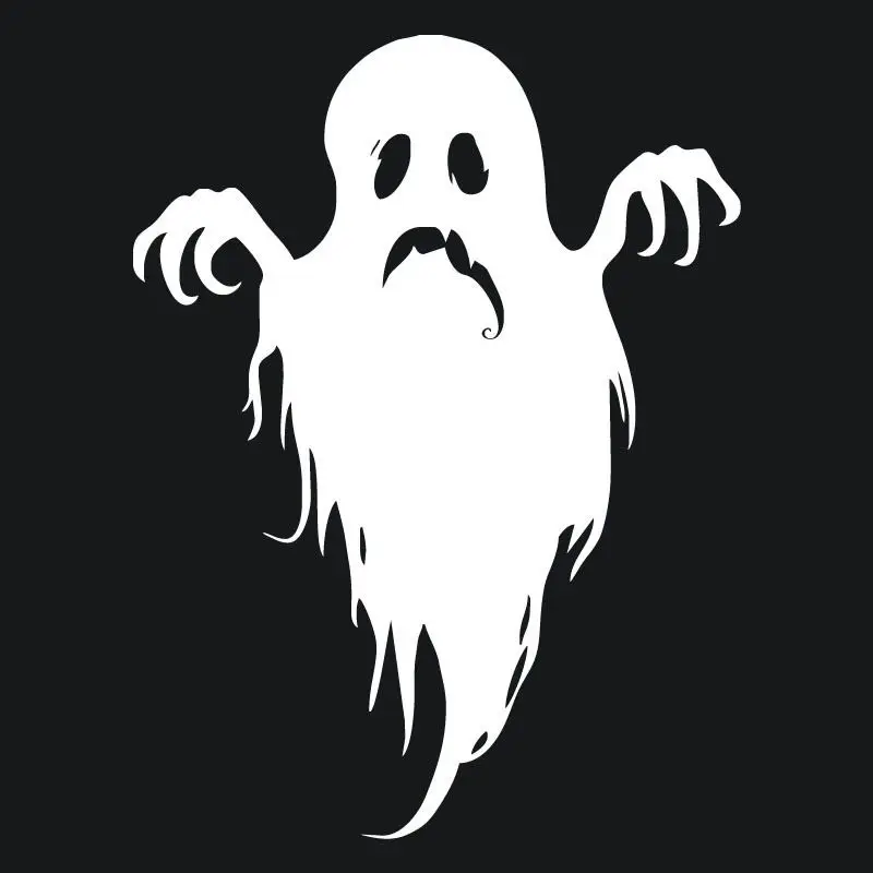 Интересный стиль автомобиля декор призрака на Хэллоуин автомобильная наклейка