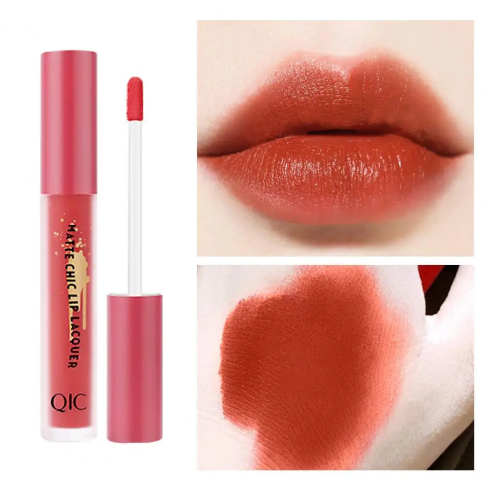 

5g QIC Lip Lacquer Delicate Non-stick Cup Natural Beauty Liquid Lipstick Gloss for Outdoor