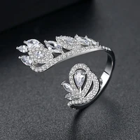 hibride angel wings promise ring white gold marquise cut aaaaa cz wings wedding band rings for women party jewelry r 200