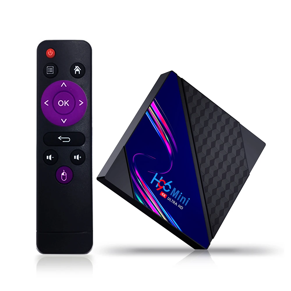 Приставка Смарт ТВ H96 Mini V8 RK3328 Android 10 0 1080P 4K 3D медиаплеер Wi Fi 2 4 ГГц|ТВ-приставки и