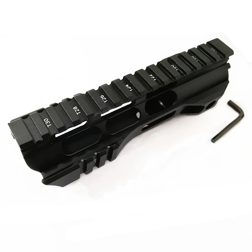 FIRECLUB " 10" 1" 15" дюймов MLOK Handguard бесплатный поплавок супер тонкий ar 15 Handguard Quad Rail для M4 M16 со стальной бочковой гайкой