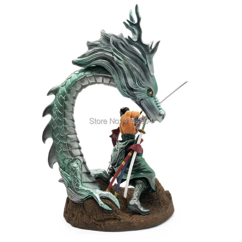 Новинка, цельный портрет пиратов, Roronoa Zoro драконов, GK, ПВХ фигурка, статуя, модель, игрушки, куклы