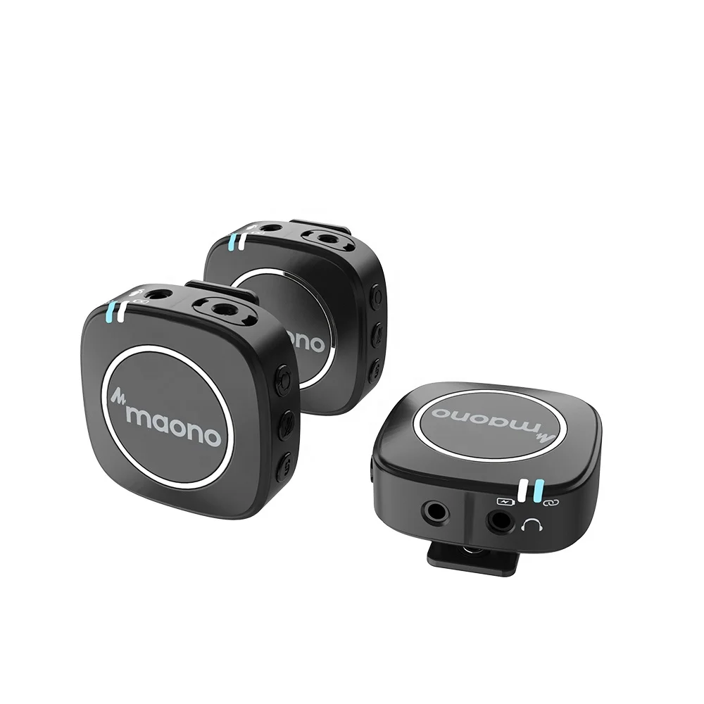 

Wireless Microphone for Interview Mini 2.4G Wireless Microphones System with Mute and Volume Control