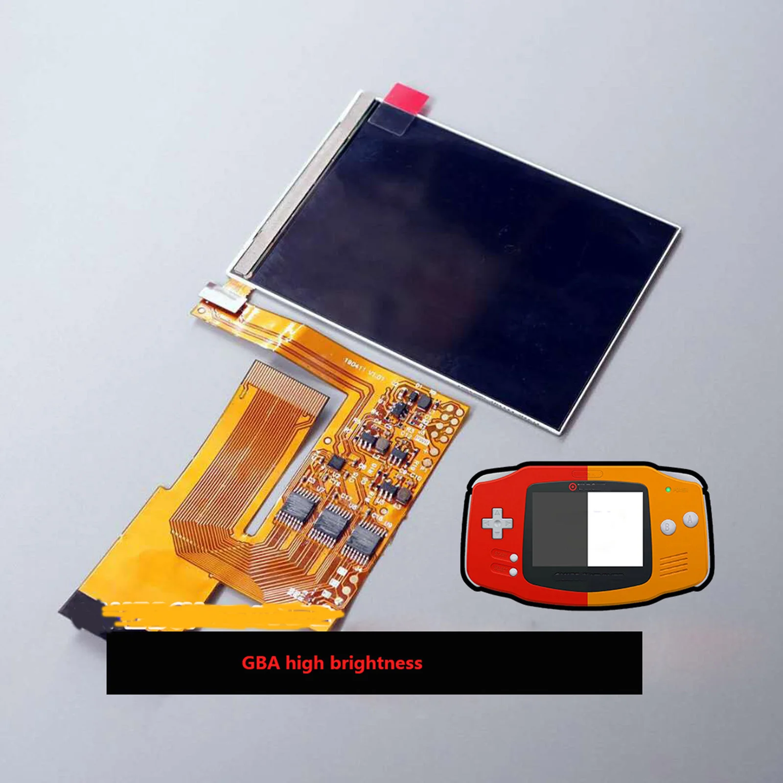 Замена IPS ЖК-экран игра консоль Nintendo GBA Регулируемая яркость сенсорный для GameBoy |