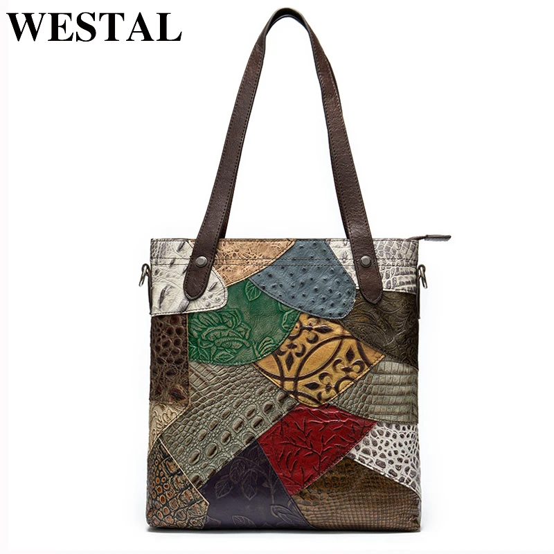 Женская сумка WESTAL из натуральной кожи роскошные дизайнерские дамские сумочки