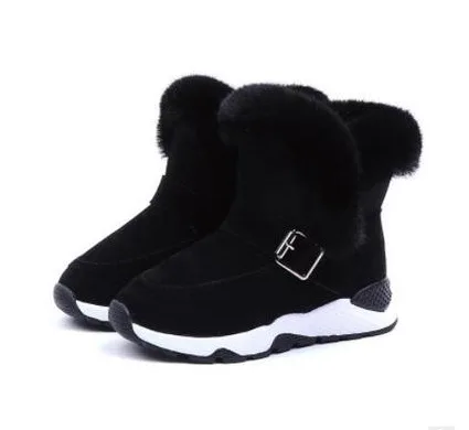 Детские ботинки обувь для мальчиков модная мягкая флисовая нескользящая девочек