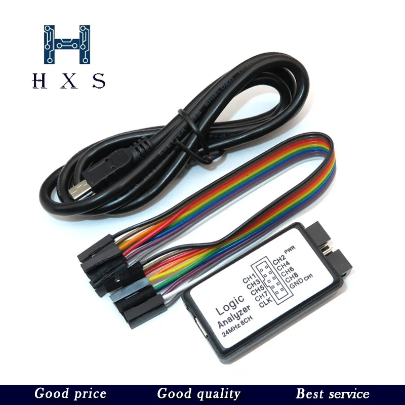 USB логика SCM 24 МГц 8 каналов м/сек логический анализатор отладчик для ARM FPGA м