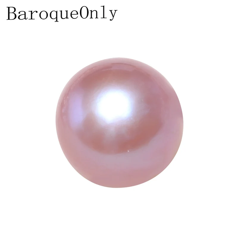 Круглые бусины Hudge из натурального пресноводного жемчуг Эдисон 5A фиолетовый