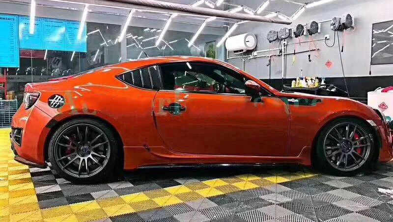 

Lucky2021 подходит для Brz Toyota Ft86 Gt86 Frs углеродное волокно, боковое окно, задняя губа, украшение внешнего вида