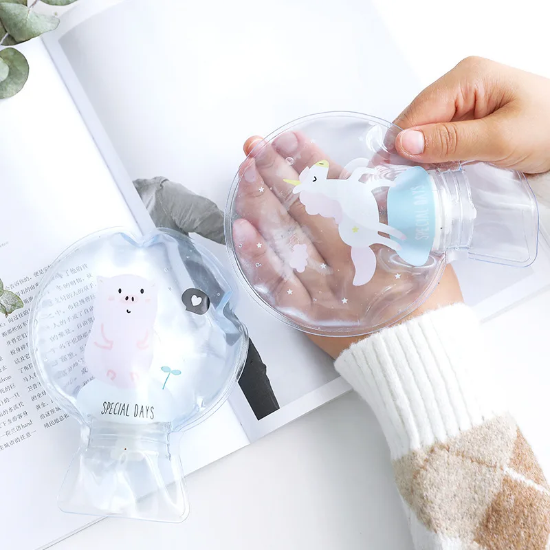 2351 мультяшная прозрачная Портативная сумка для орошения теплая ручная воды дома