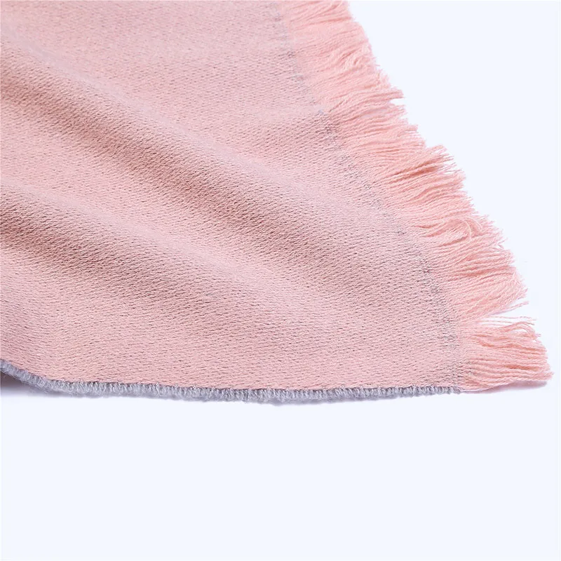 

Womens Fall Pattern Tassel Scarf Warm Soft Muffler Fashion Accessories Winter JL
