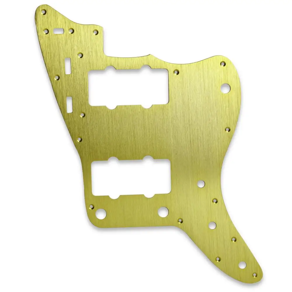 FLEOR золотая металлическая алюминиевая маринованная винтажная Jazzmaster стильная