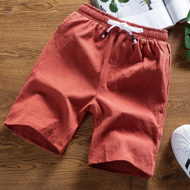 

2021 shorts men's summer sports five-point pants men's casual middle pants summer loose beach pants big pants tide