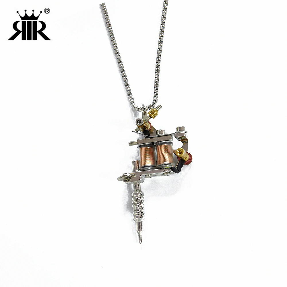 Винтажное дизайнерское тату RIR ожерелье с кулоном в форме машины магазин
