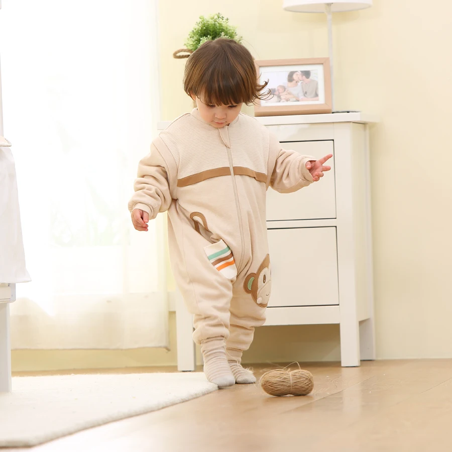 Детский спальный мешок комбинезон детская одежда для сна костюм раздельные