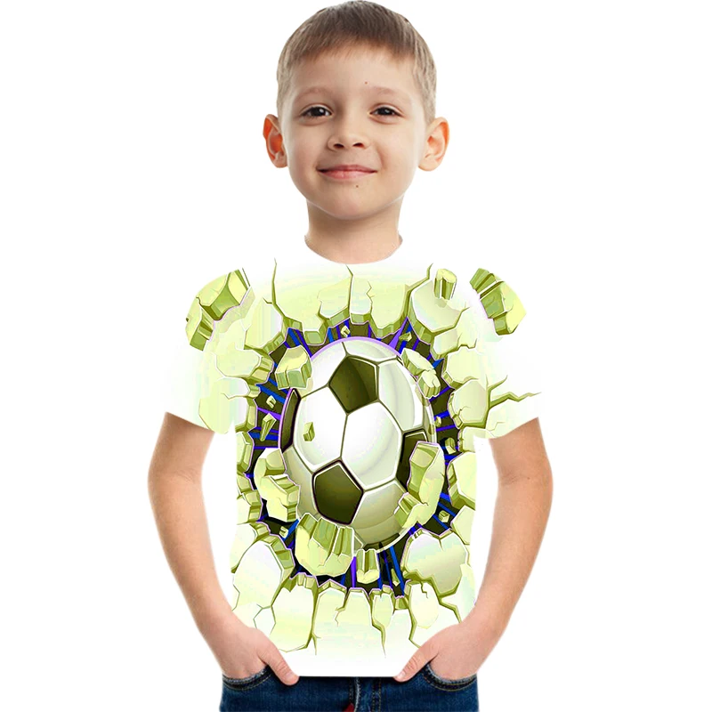 

Boys Funny Game 3D Print T Shirt Cartoon Short Sleeve Children T-Shirts Summer Kids Girls Tops Children Clothes 3-14Y