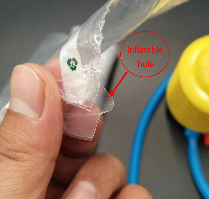 2019 Новый опциональный разрывной надувной пластиковый пузырчатый пакет с линией