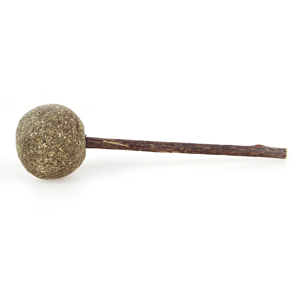 Игрушка для кошек натуральные растения удочка прикуса шлифовальная чистка зубов