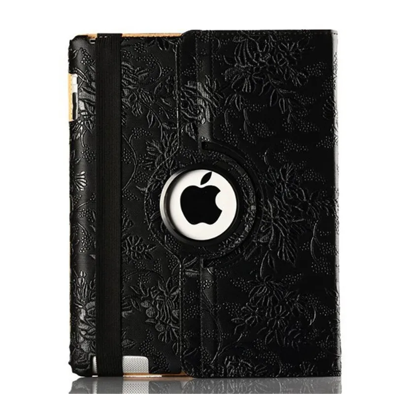 3D художник чехол для Ipad 5 6 360 Вращающийся винограда Pattern Флип Смарт из искусственной кожи для Ipad Air 1 Air 2 Ipad 9,7 9,7"