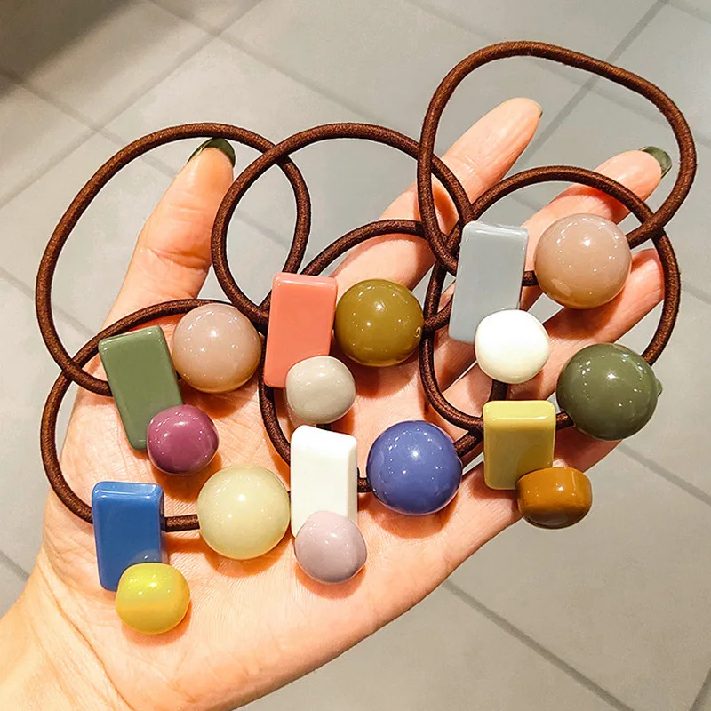 2019 модная резинка для волос карамельных цветов держатель конского хвоста