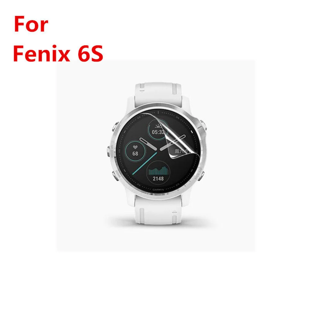 

For GARMIN Fenix 6S Protective Film Sports Watch Accessories With Cleaning Kit
