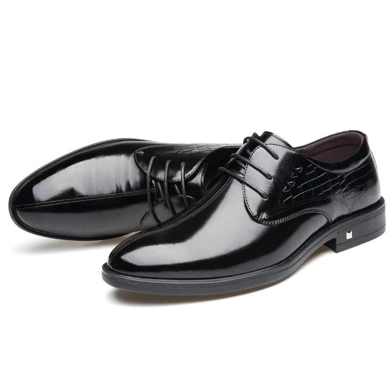 

Business shoes Men Dress shoes Fashion Classic Black formal wedding shoes for men Oxford Shoes leather shoes men shoes