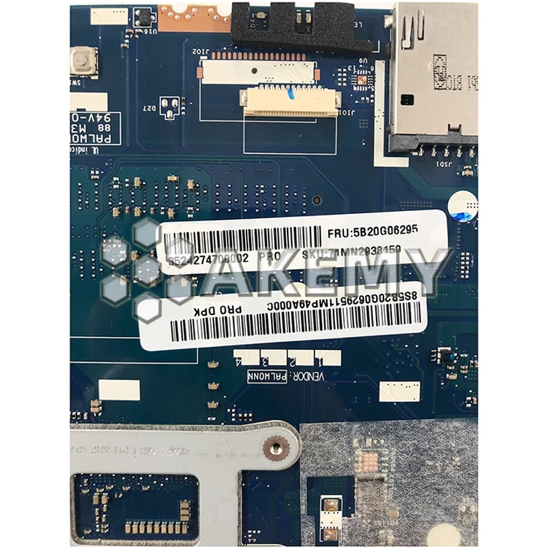 

ZIWB2/ZIWB3/ZIWE1 LA-B092P Rev:3.0 motherboard For Lenovo B50-80 Laptop motherboard ( For intel 3205U CPU ) 100% tested