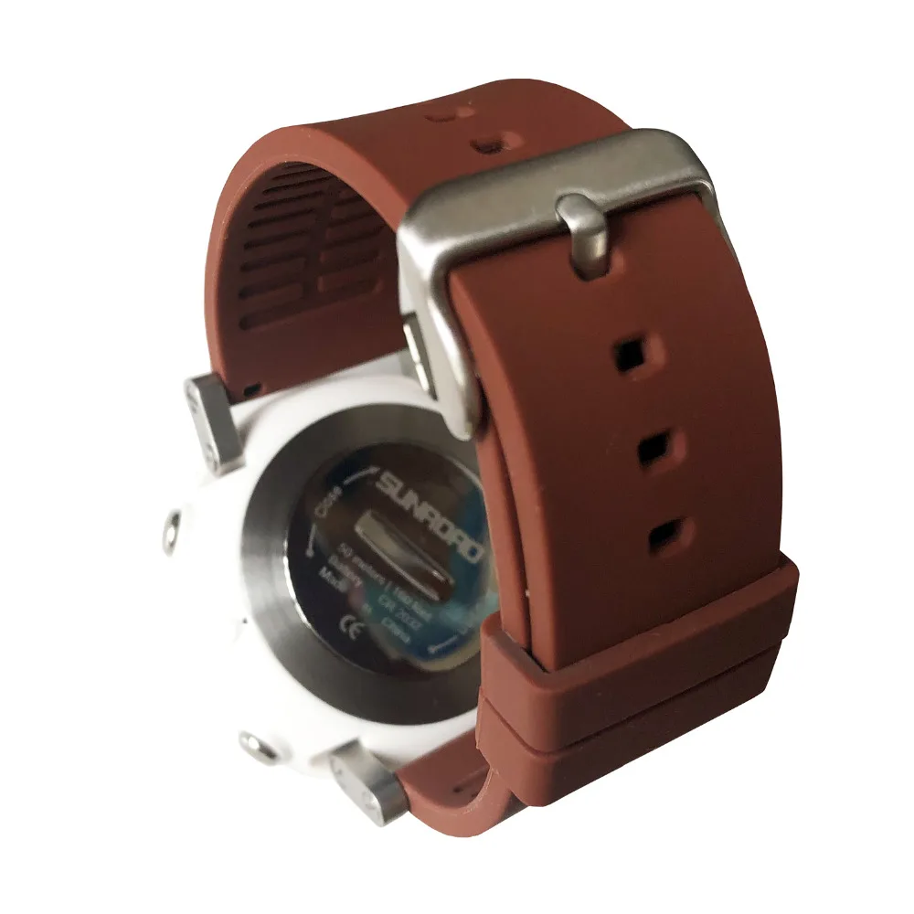 

Men's Sports Digital Altimeter Barometer Compass Waterproof with Silicone Strap