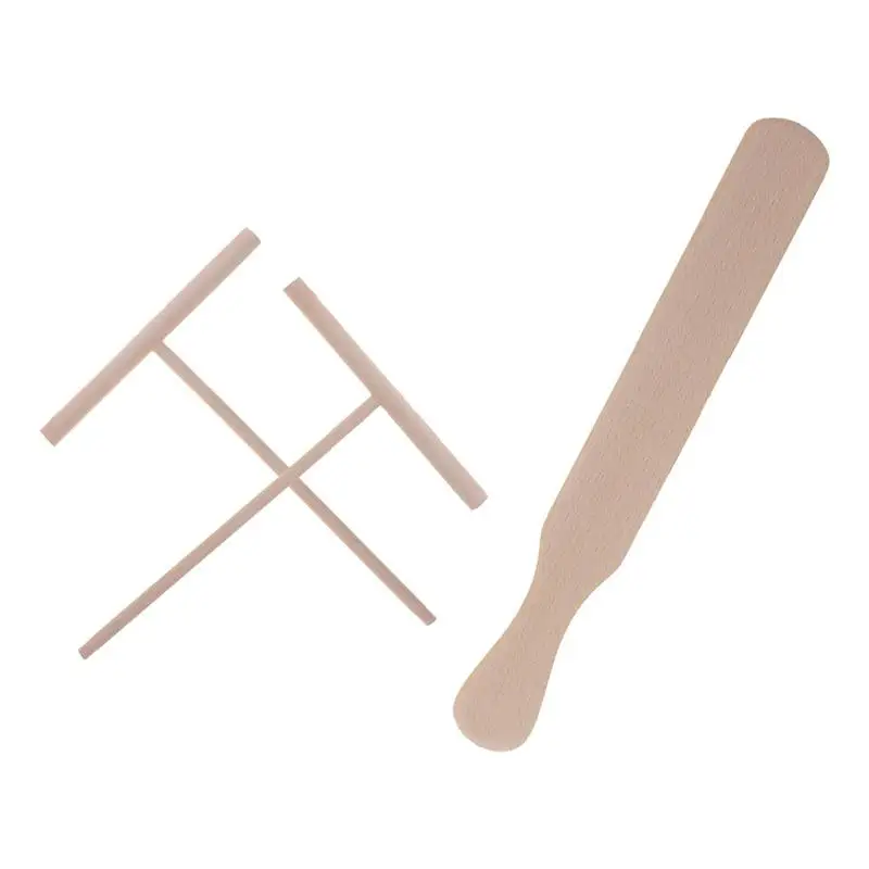 3 шт. набор креповых расширителей и шпателей деревянный портативный шпатель