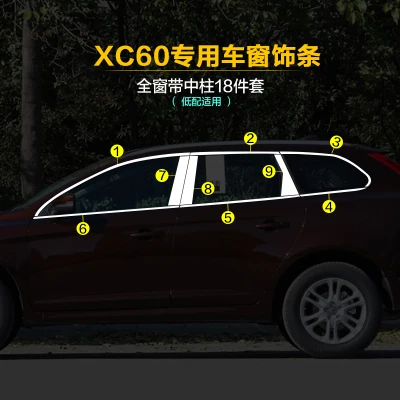 TOMMIA полное окно средний столб литье подоконник хромированная Накладка для