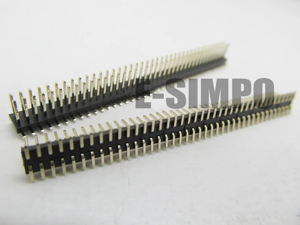 20 шт 2 54 мм вертикального SMT правый угол SMD 2X40P двухрядные один Пластик хрупкие
