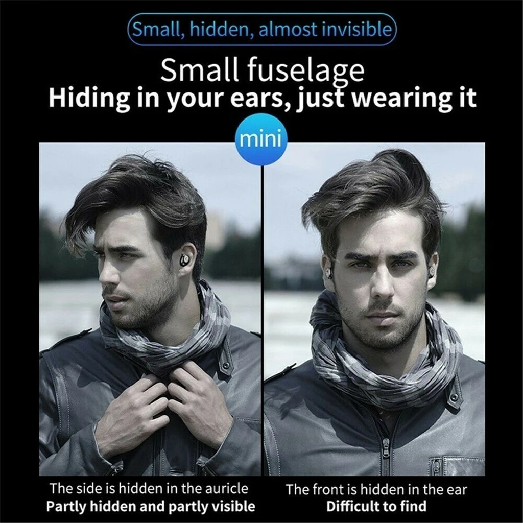 TWS Bluetooth беспроводная гарнитура Мини 5 0 Спортивная стерео наушники с зарядным