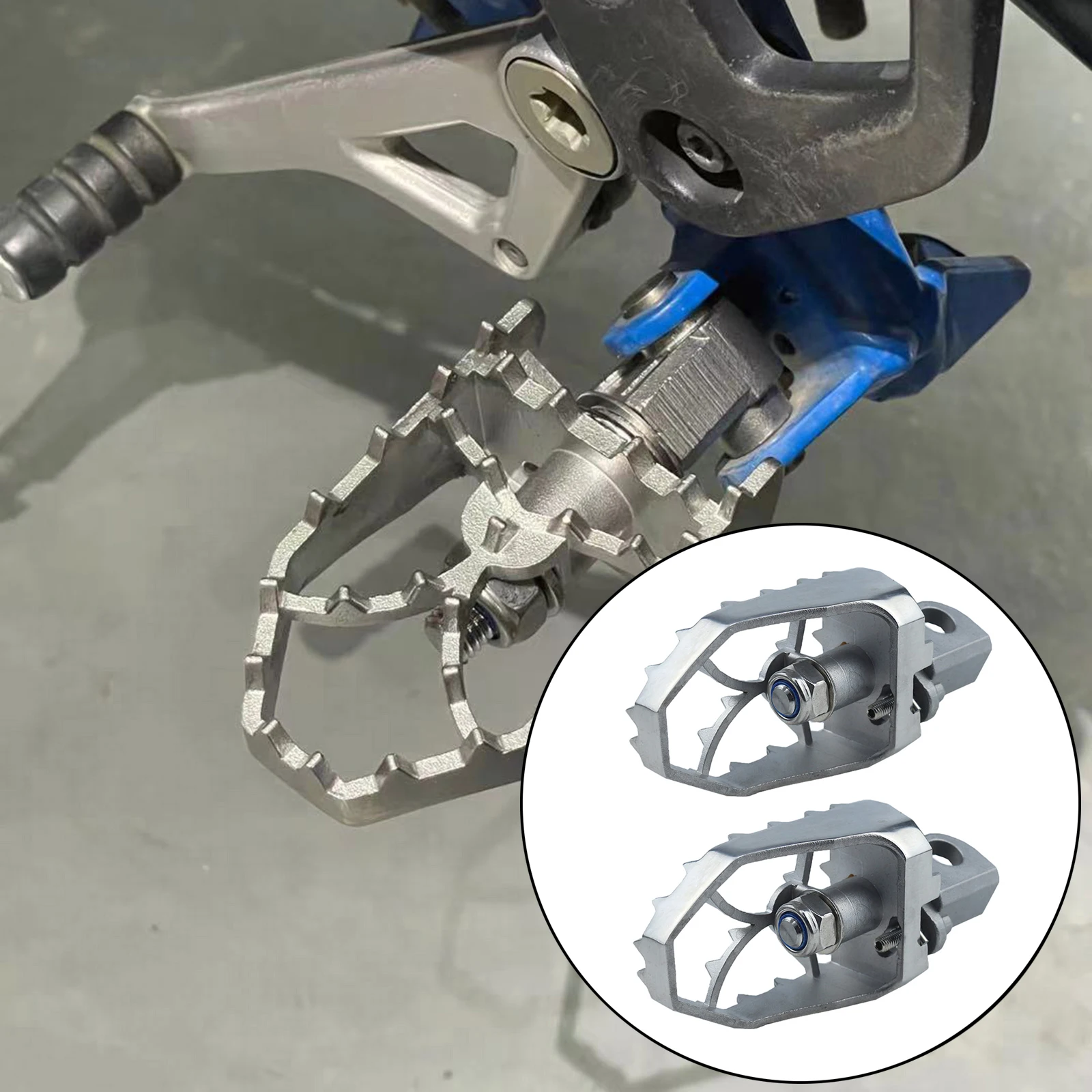 

Motorcycle Front Footrests Foot Peg Replacement fits for BMW R1200GS R1250GS